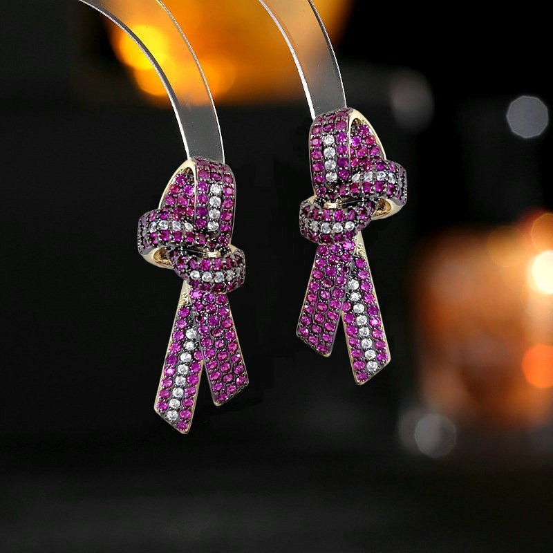 151.Ribbon Earrings