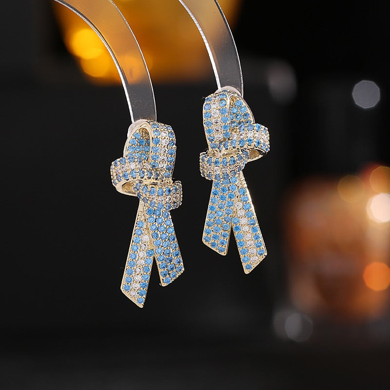 151.Ribbon Earrings