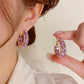 6.Purple earrings