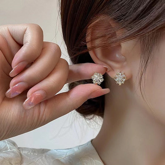 171.Snow earrings