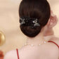 105.Fully Jeweled Double Butterfly Headband