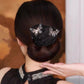 105.Fully Jeweled Double Butterfly Headband