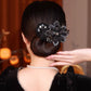 466.Black Flower HairBand