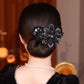 466.Black Flower HairBand