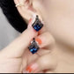 85.Blue Crystal Earring