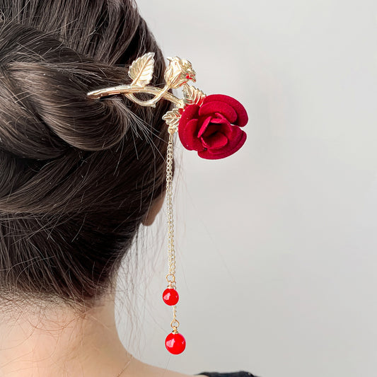 157. Rose Hairpin